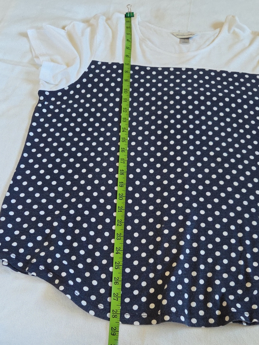 Chirstoper & Banks Short Sleeve Polka Dot Jersey Shirt - Picture 6 of 9